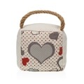 Opritor pentru usa Sweet Hearts, Versa, 15 x 10 x 15 cm, textil