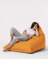 Fotoliu puf, Bean Bag Ferndale, Pyramid Bed, 145 cm, poliester impermeabil, portocaliu