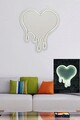 Decoratiune luminoasa LED, Melting Heart, Benzi flexibile de neon, DC 12 V, Alb