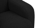 Canapea 3 locuri, Molino-101, Micadoni Home, 235x95x72 cm, tesatura boucle, negru