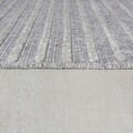 Covor Elton Stripe Wash Grey, Flair Rugs, 80x160 cm, polipropilena/poliester, gri