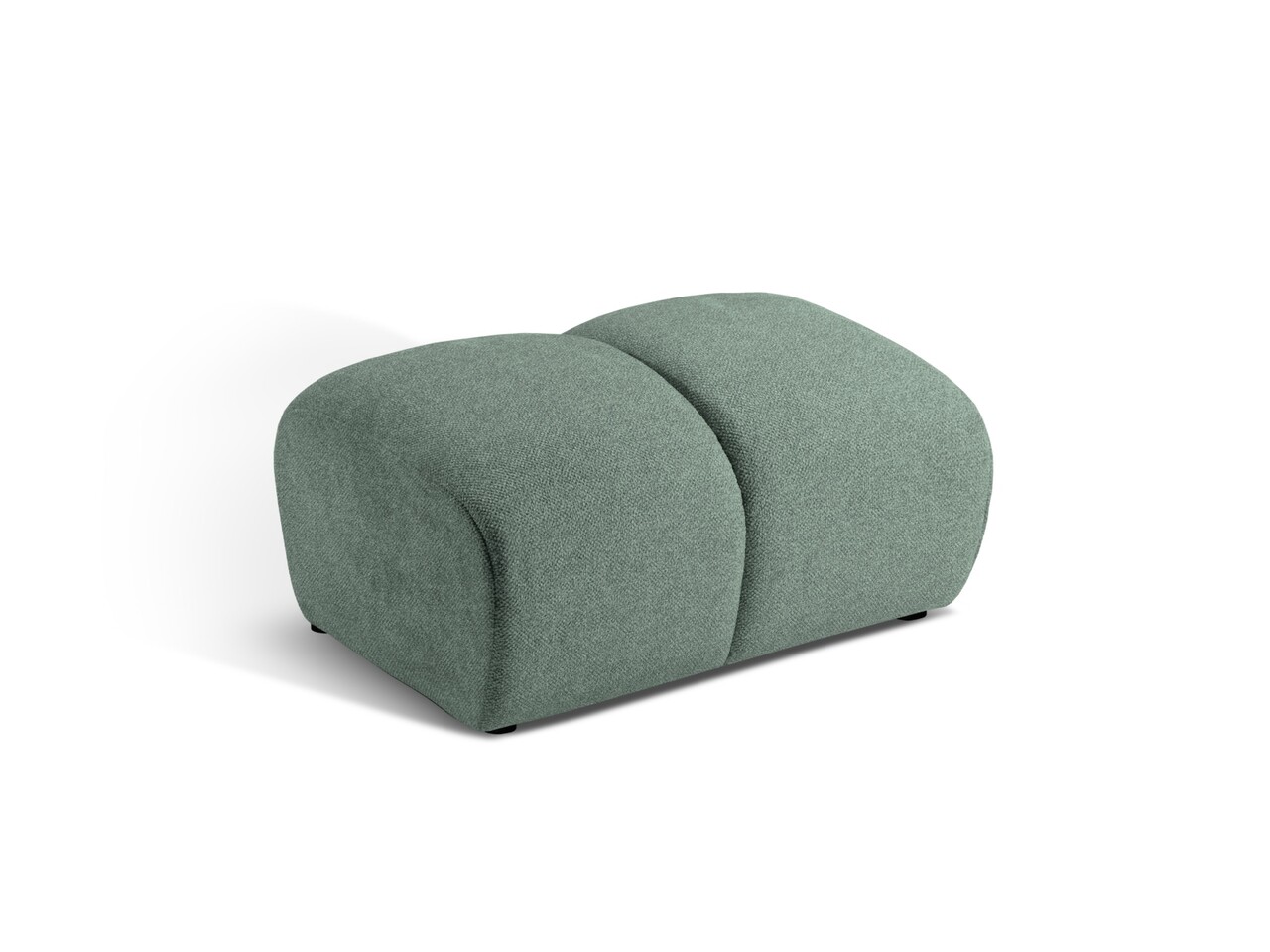 Taburet, Diana-192, Micadoni Home, 82x60x42 cm, catifea structurata, verde menta - 1 | YEO