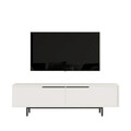 Comoda TV Bedora, 160x35.5x45.1 cm, PAL, alb