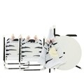 Set mobilier de gradina pentru copii Zebra, Decoris, 4 piese, multicolor