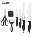 Set cutite 8 piese, Cooking by Heinner, Carera, inox, argintiu