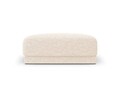 Taburet, Miley, Micadoni Home, BL, 85x85x42 cm, poliester chenille, bej deschis