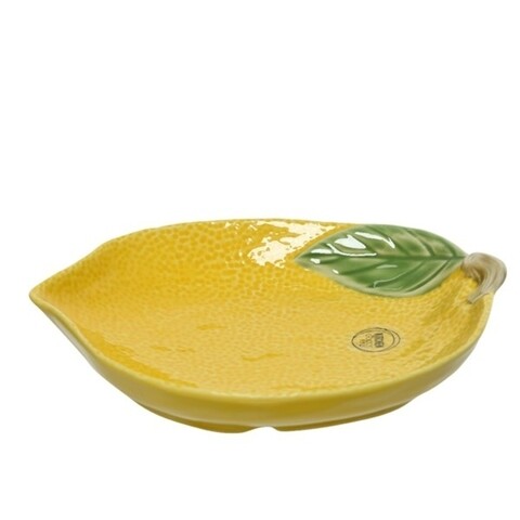 Platou pentru gustari Lemon, Lemon&Lime, Ø 22 cm, portelan, galben