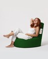 Fotoliu puf, Bean Bag, Ferndale Lina, 70 x 80 cm, poliester impermeabil, verde