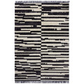 Covor Lina Berber Rug Monochrome, Flair Rugs, 160x230 cm, poliester, alb/negru