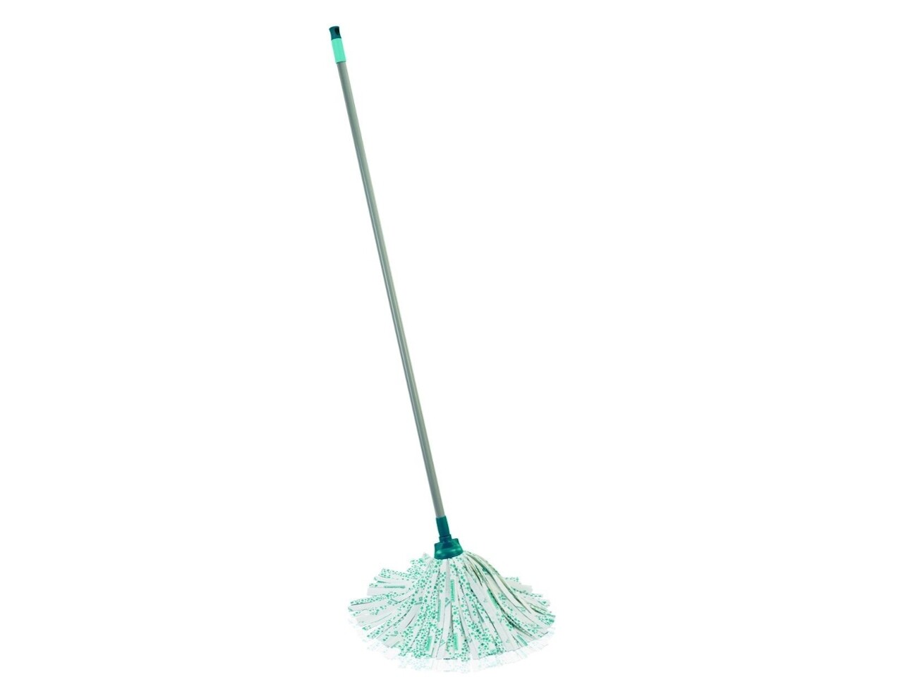 Mop Leifheit Classic, 125 cm, otel/plastic/vascoza, albastru