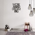 Decoratiune de perete Dream Big, Maison in Design, 65x70 cm, otel