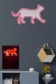 Decoratiune luminoasa LED, Kitty the Cat,  Benzi flexibile de neon, DC 12 V, Rosu