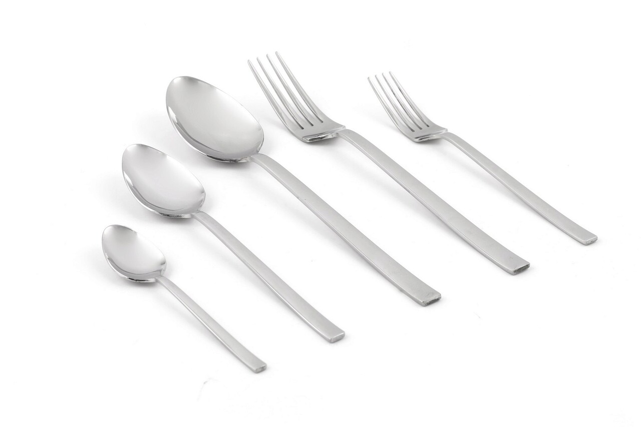 Set tacamuri, Dynasty, 960DYN1712, 100% Oțel inoxidabil ml / , Lingura pentru masă: 20,8 cm (12 bucăți), Argintiu