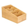 Organizator pentru bucatarie Bambou, Homla, 25x13 cm, bambus, natur