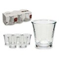 Set 6 pahare Retro, Vivalto, 90 ml, sticla