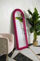 Oglinda decorativa Cloe, Mauro Ferretti, 60x160 cm, MDF/rama acoperita cu catifea, fucsia