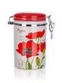 Recipient cu capac Red Poppy, Banquet, 750 ml, ceramica/inox