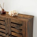 Dulap pentru baie / cabinet de perete Vasagle, 60x20x70 cm, max. 20 kg, PAL, maro rustic