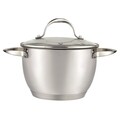 Oala cu capac Muhler, MR-509S, inox/sticla, 20 cm, 3.4 L