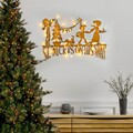 Decoratiune luminoasa XMASGOLD-011, Tanelorn, 70x74 cm, metal, auriu