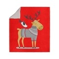 Patura Reindeer w sweater, Oyo Kids, 130x180 cm, poliester, multicolor