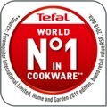 Tigaie saute cu capac, Tefal, Invissia, 24 cm Ø, aluminiu