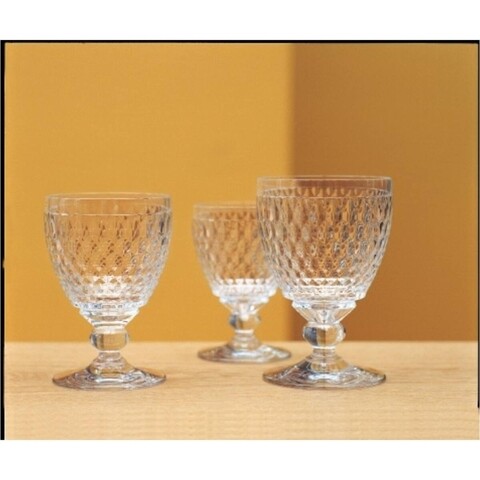 Set 4 pahare de apa, Villeroy & Boch, Boston, 400 ml, sticla cristal, transparent