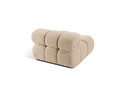 Modul pentru canapea modulara, 1 loc, Bellis-213, Micadoni Home, 94x94x70 cm, tesatura boucle, bej sand