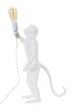 Lampa de masa Monkey, Mauro Ferretti, Ø26 x 55 cm, 1 x E27, 40W, polirasina, alb