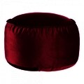 Taburet Gift Decor, Pouffe, Ø60 x 35 cm, poliester/polistiren, rosu inchis (marron)