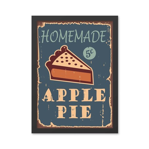 Tablou decorativ, Apple Pie (40 x 55), MDF , Polistiren, Multicolor