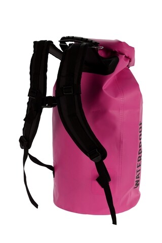 Rucsac impermeabil, 40 L, polivinil, roz