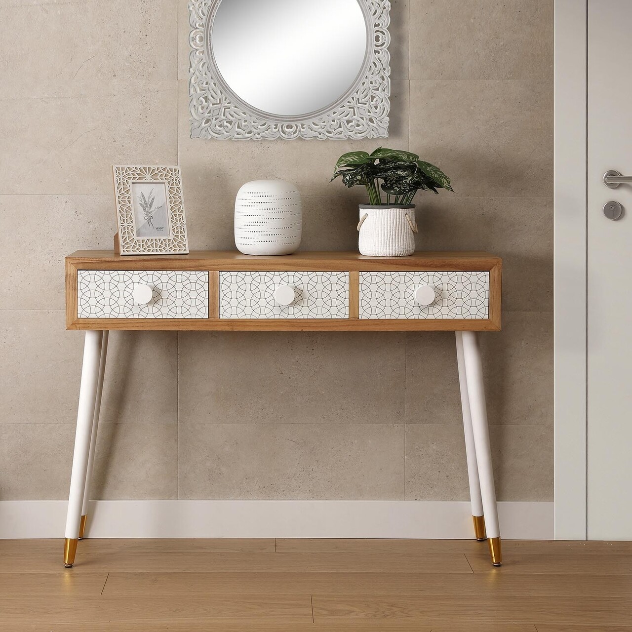 Oglinda Decorativa Arroyo, Versa, 55.5 X 55.5 Cm, MDF