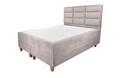 Pat matrimonial, Stockholm, Harmony E, 160x200 cm, saltea tip Pocket, topper memory, Taupe