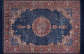 Covor, Dark Blue AL 87 , 140x190 cm, Poliester , Multicolor