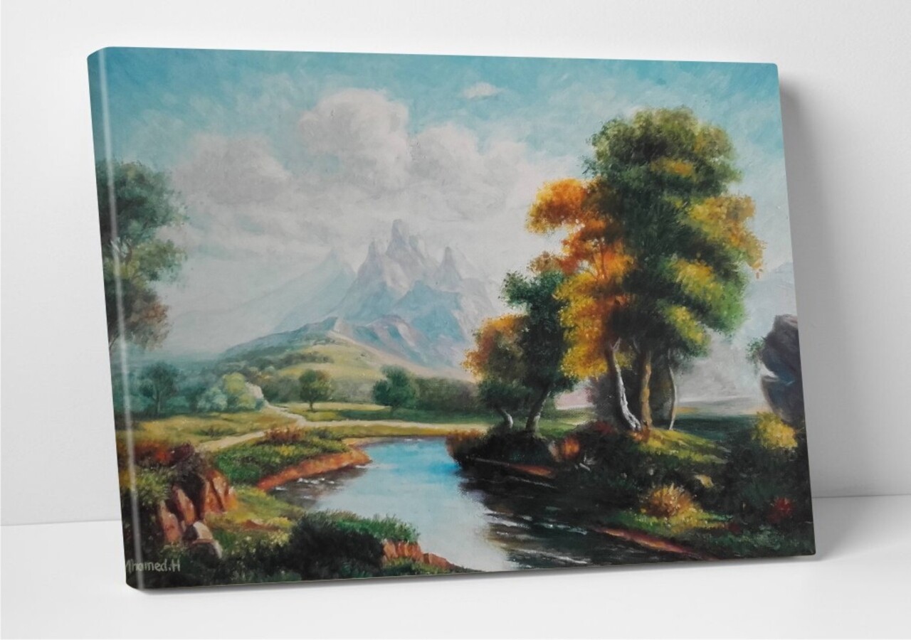 Tablou decorativ Christian, Modacanvas, 50x70 cm, canvas, multicolor