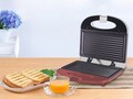 Sandwich maker Beper, 22x21.5x8.5 cm, bachelita, alb