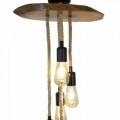 Candelabru All Design, handmade, 70x40x20 cm, Walnut