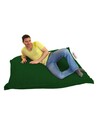 Fotoliu puf, Bean Bag, Ferndale, 100 x 100 cm, poliester impermeabil, verde