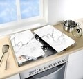 Set 2 protectii universale pentru aragaz Wenko Marble