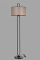 Lampadar, Stala, 846STL2958, Metal, Bej / Negru / Bronz