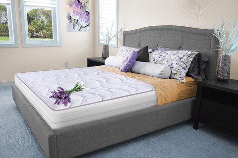 Saltea Green Future, Lavanda Therapy 14+2, Memory Arctic Gel, Super Ortopedica, Anatomica, 100x190 cm