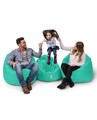 Fotoliu puf, Bean Bag, Ferndale, 100 cm, poliester impermeabil, turcoaz