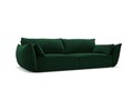 Canapea 3 locuri, Kaelle, Micadoni Home, BL, 208x100x85 cm, catifea, verde bottle