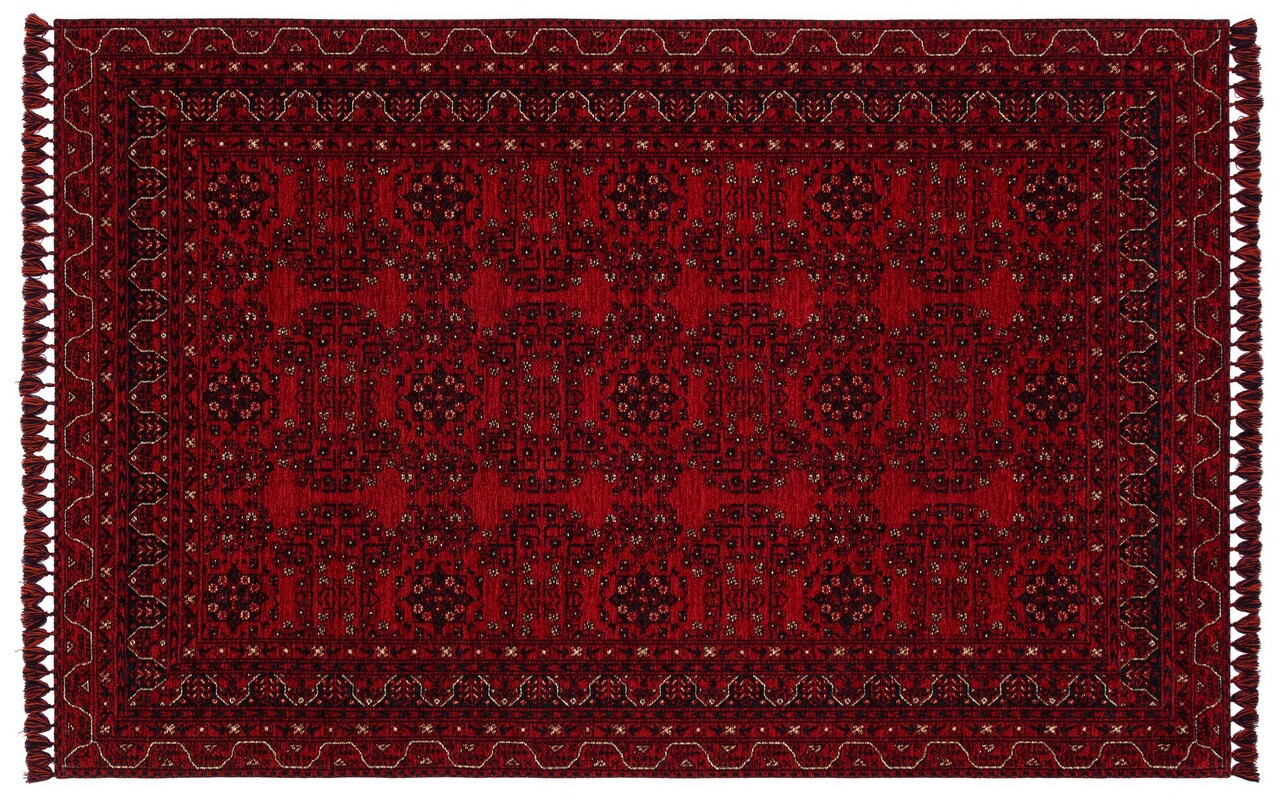 Covor, Bhr 02 Red , 160x230 cm, Fibre acrilice, Rosu - 3 | YEO