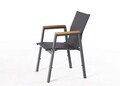 Scaun de gradina, Divona, Poseidon Chair , 61x85x65 cm, Antracit