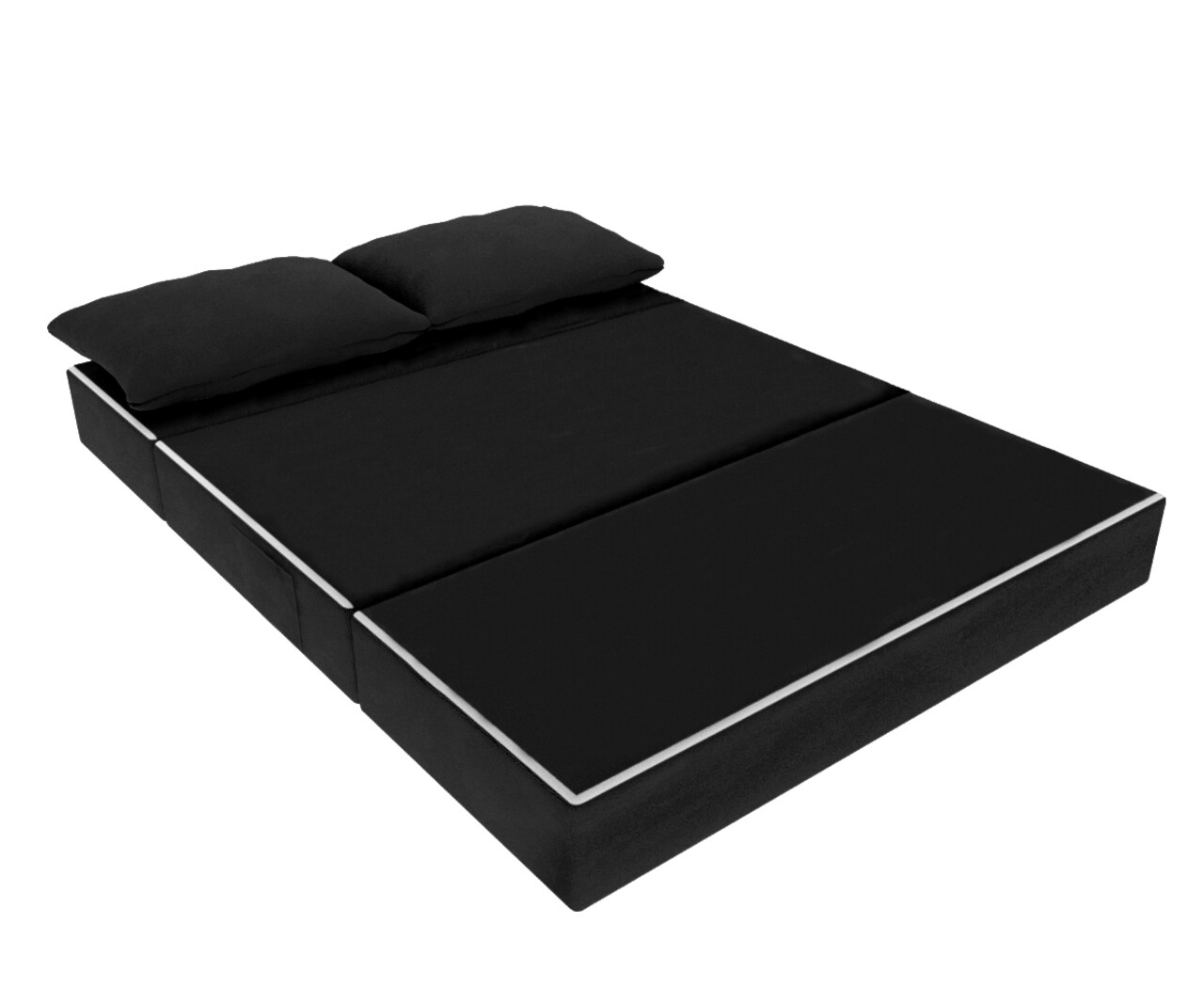 Canapea extensibila Urban Living, 136x80x40 cm, Negru - 2 | YEO