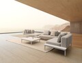 Covor de exterior Savan Outdoor, Bizzotto, 230 x 350 cm, polipropilena, lucrat manual, bej