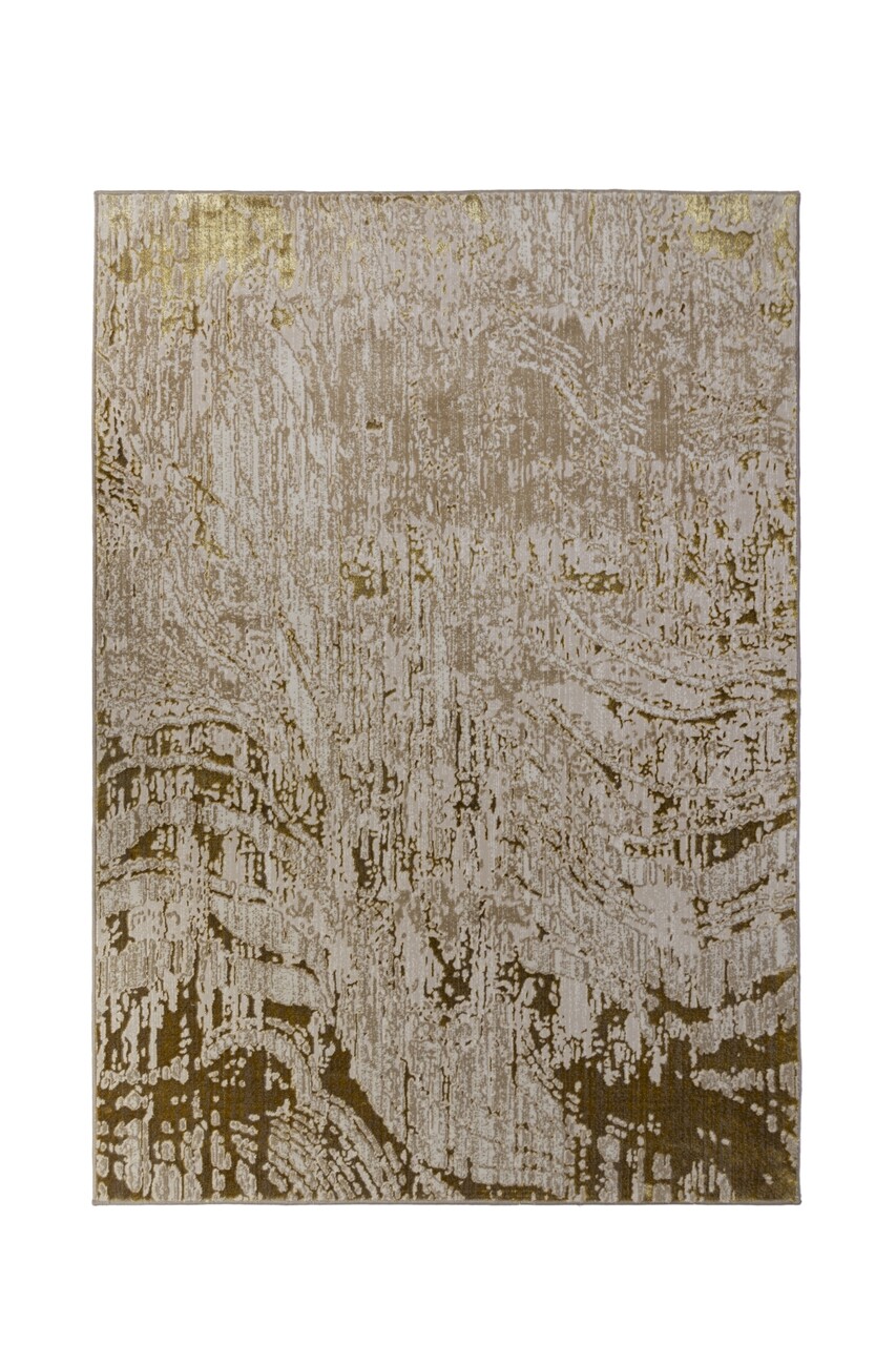 Covor Arissa Gold, Flair Rugs, 200x290 cm, polipropilena/poliester, auriu