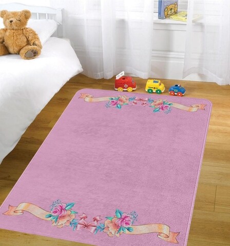 Covor Ballerina design, Oyo Kids, 100x140 cm, poliester, multicolor